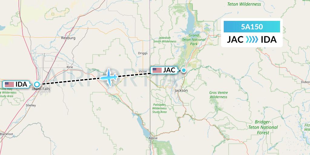 5A150 Flight Status Alpine Air Express Jackson to Idaho Falls (AIP150)