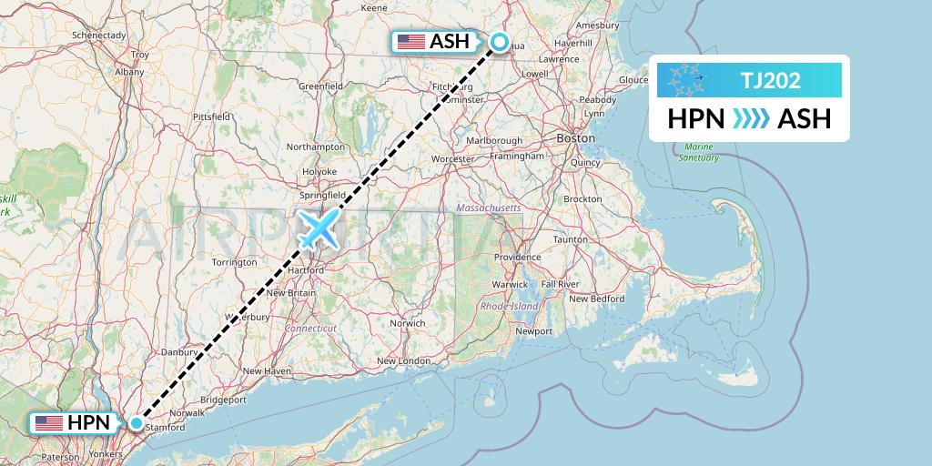 TJ202 Flight Status Tradewind Aviation White Plains to Nashua (GPD202)