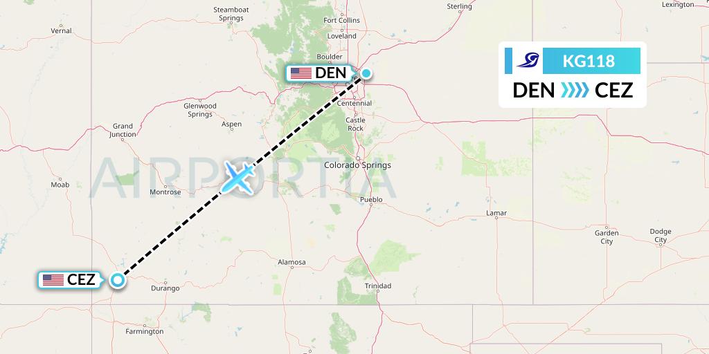 KG118 Flight Status Key Lime Air Denver to Cortez (LYM118)