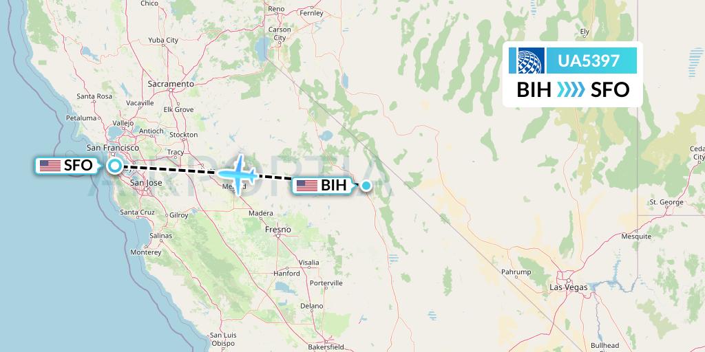 UA5397 Flight Status United Airlines to San Francisco (UAL5397)