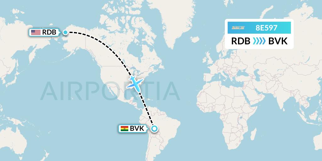 8E597 Flight Status Bering Air Red Dog to Itenes (BRG597)