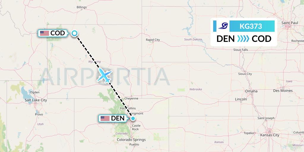 KG373 Flight Status Key Lime Air Denver to Cody (LYM373)