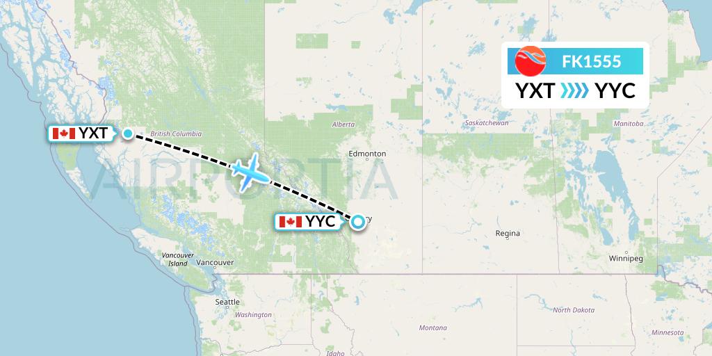 FK1555 Flight Status Kelowna Flightcraft Air Terrace to Calgary (KFA1555)