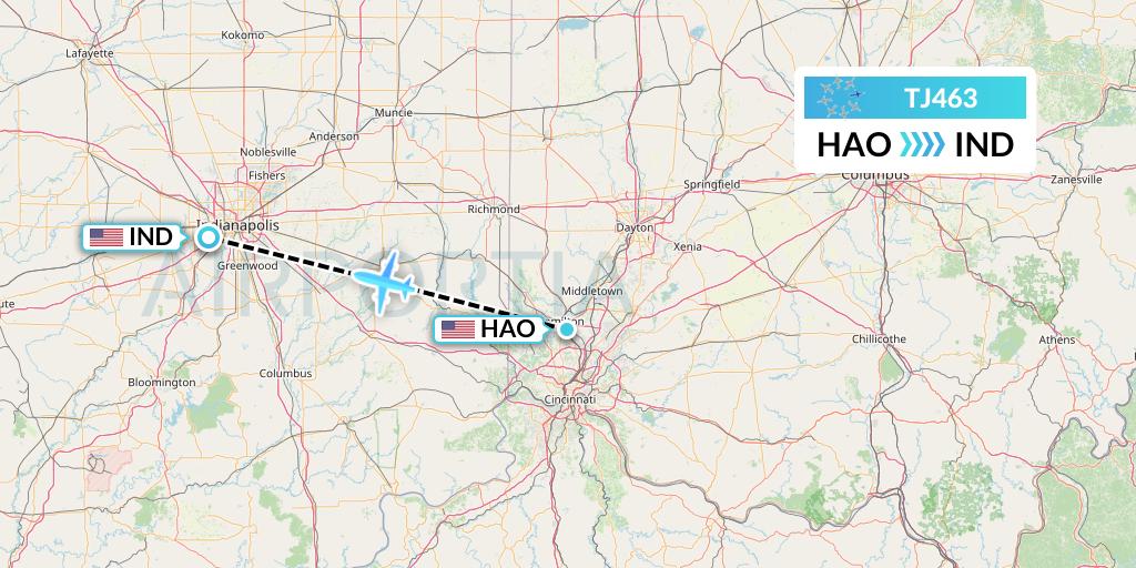 TJ463 Flight Status Tradewind Aviation Hamilton to Indianapolis (GPD463)
