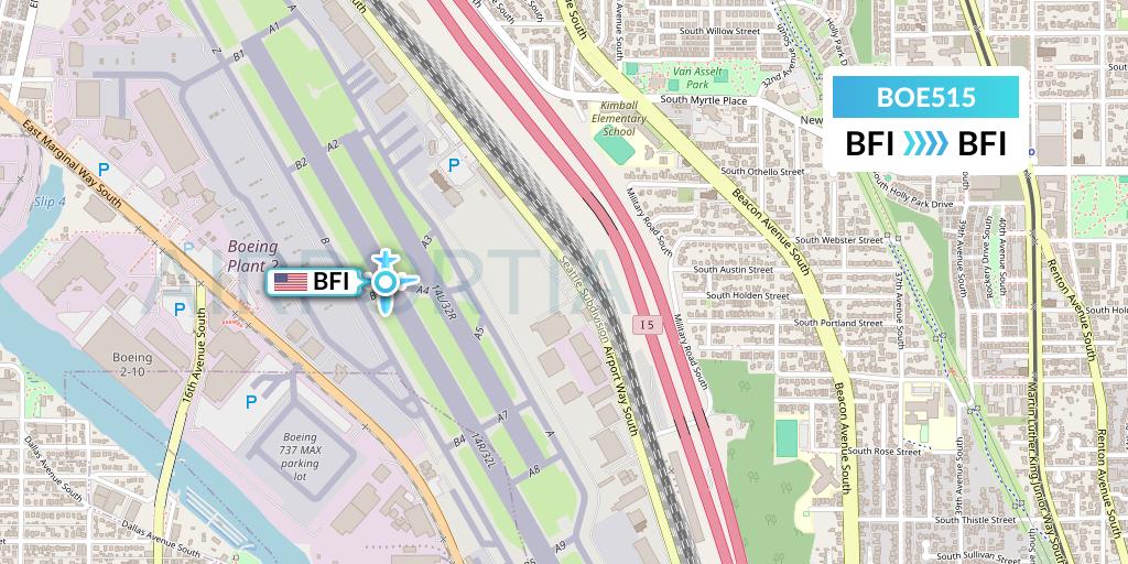 BOE515 Flight Status Boeing Seattle to Seattle