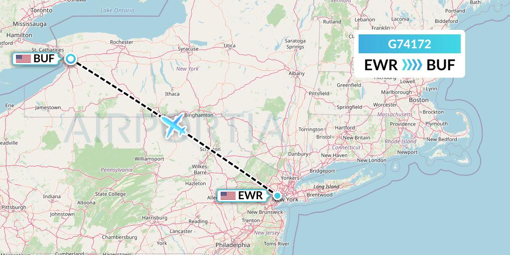 G74172 Flight Status GoJet New York to Buffalo (GJS4172)