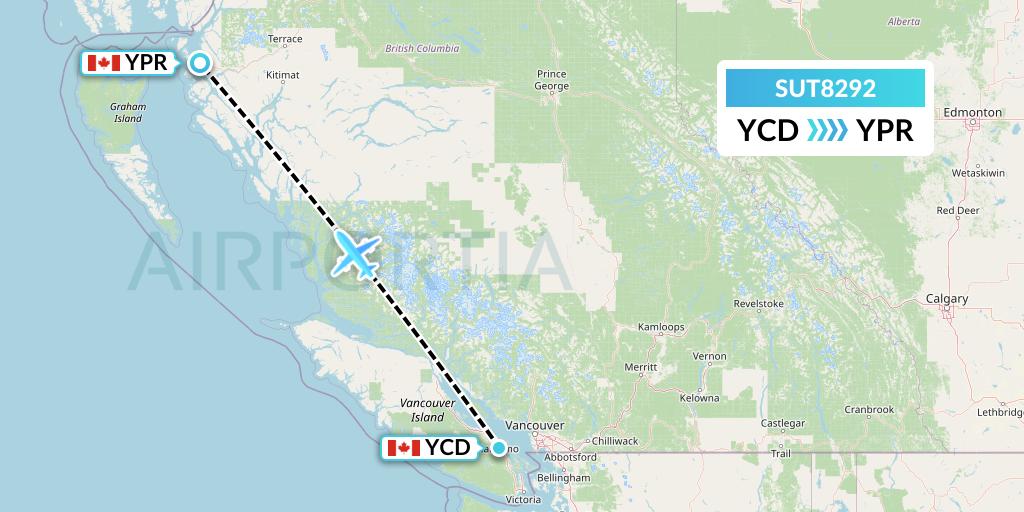 SUT8292 Flight Status Summit Air Ltd. Nanaimo to Prince Rupert