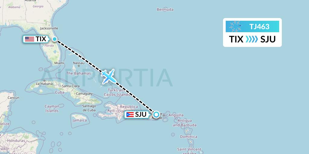 TJ463 Flight Status Tradewind Aviation Titusville to San Juan (GPD463)
