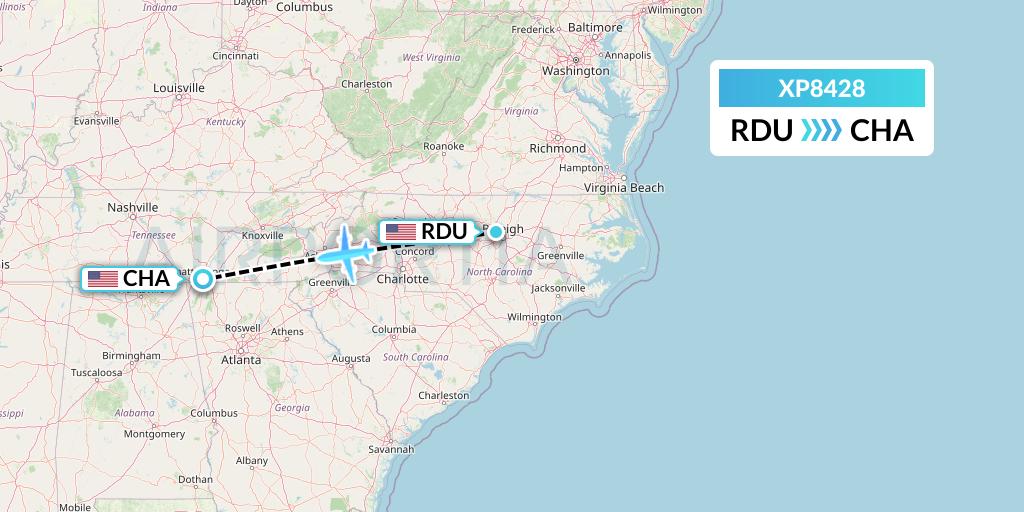 XP8428 Flight Status Avelo Airlines RaleighDurham to Chattanooga