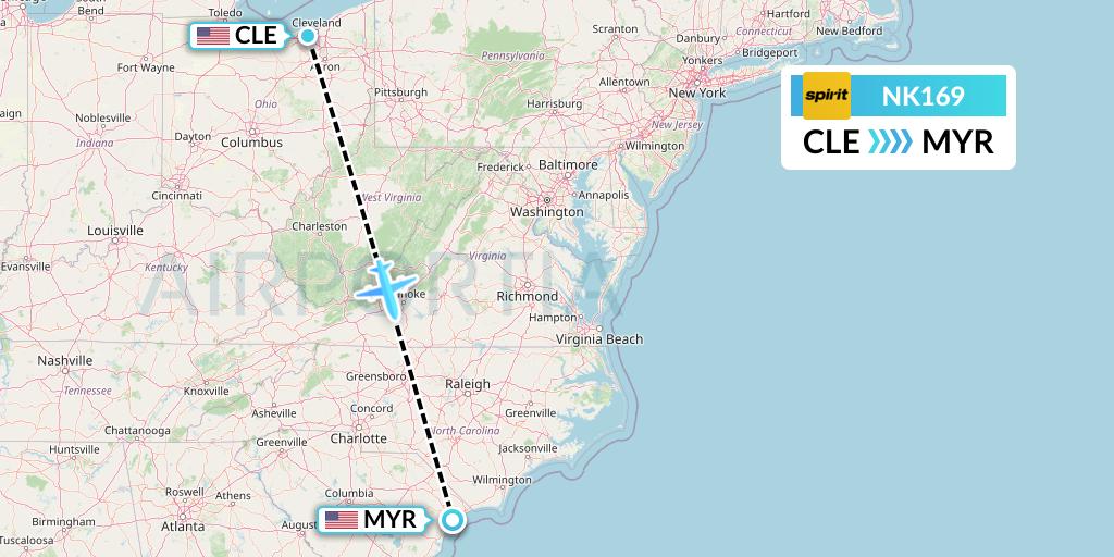 nk169-flight-status-spirit-airlines-cleveland-to-myrtle-beach-nks169