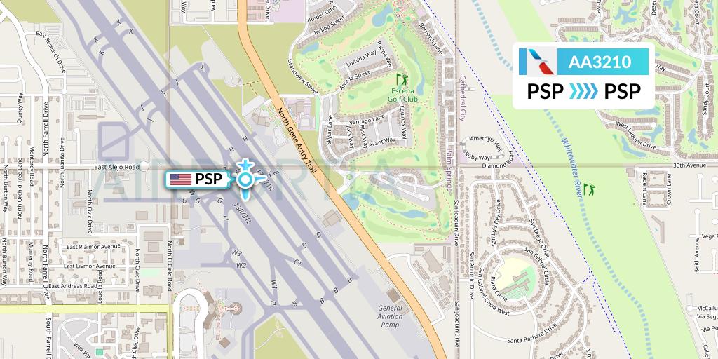 AA3210 Flight Status American Airlines Palm Springs to Palm Springs