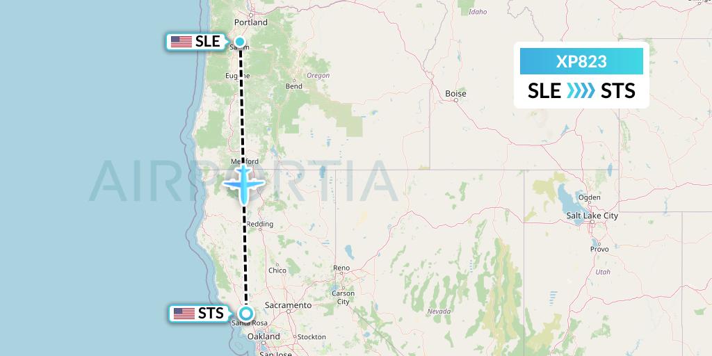 XP823 Flight Status Avelo Airlines Salem to Santa Rosa (VXP823)