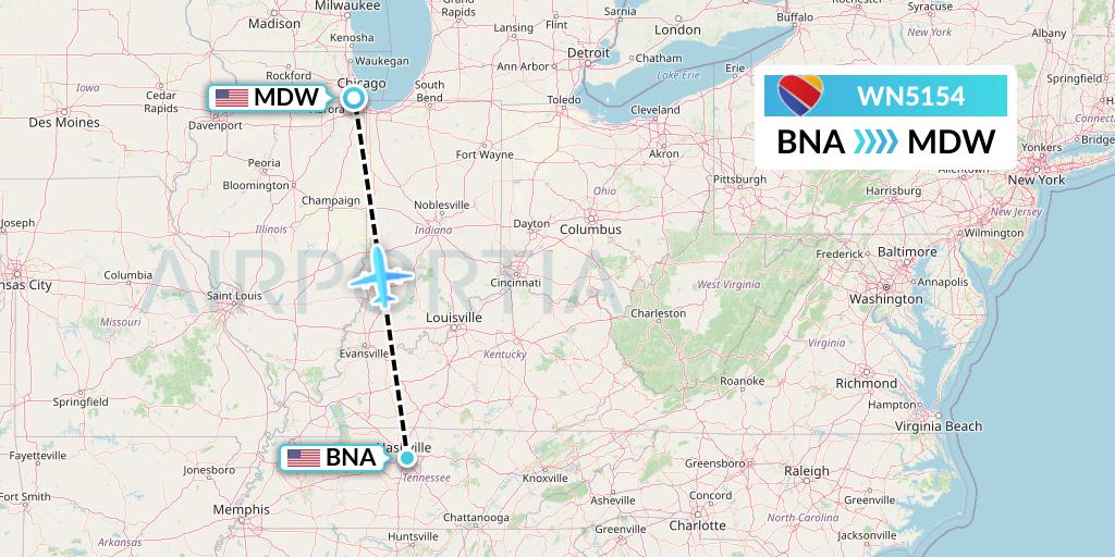wn5154-flight-status-southwest-airlines-nashville-to-chicago-swa5154