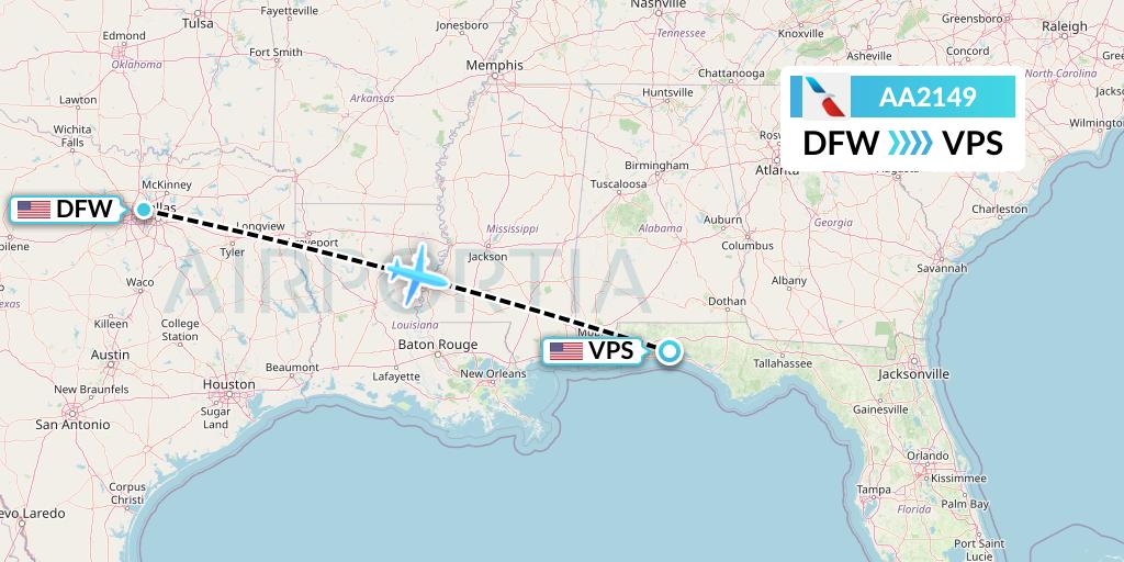 AA2149 American Airlines Flight Map: Dallas to Valparaiso