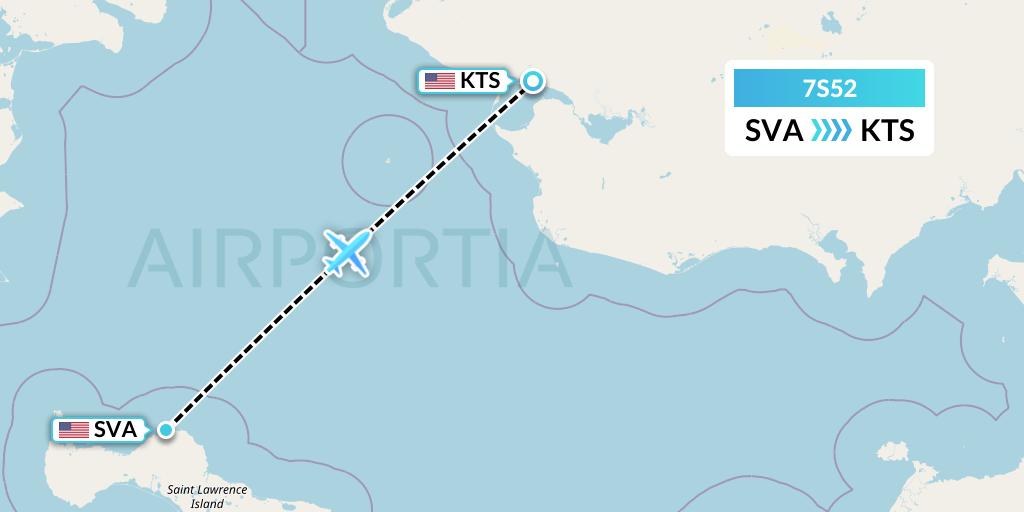 7S52 Flight Status Ryan Air (USA) Savoonga to Brevig Mission (RYA52)
