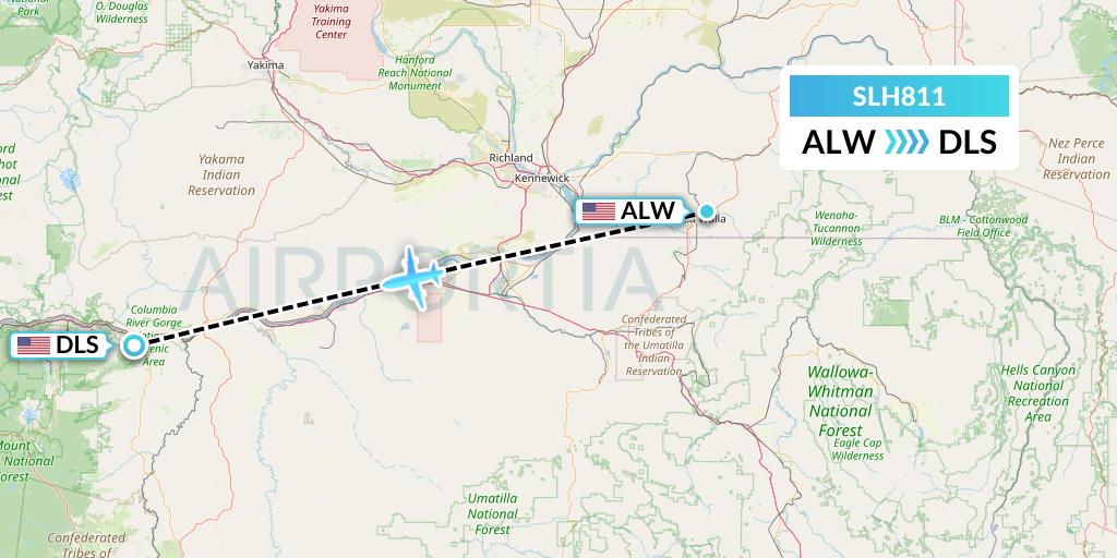 SLH811 Flight Status Silverhawk Aviation Walla Walla to Dallesport