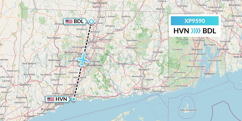 XP9590 Flight Status Avelo Airlines New Haven to Windsor Locks (VXP9590)