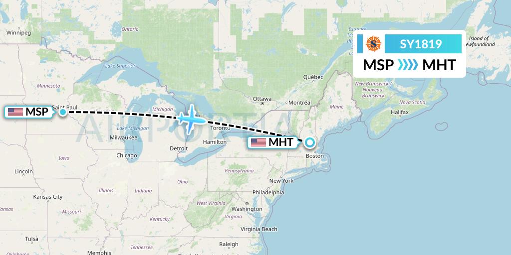 SY1819 Flight Status Sun Country Airlines Minneapolis To Manchester sy1819-flight-status-sun-country-airlines-minneapolis-to-manchester