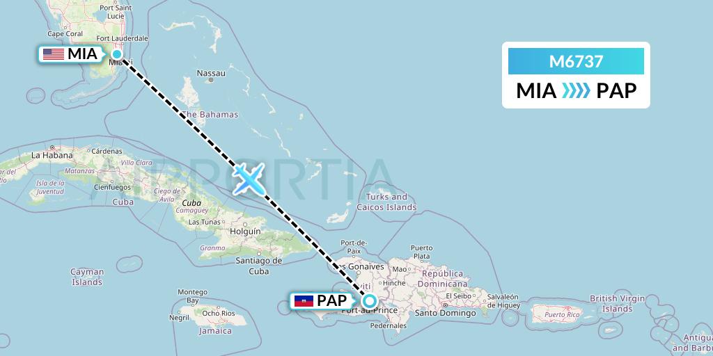 M6737 Flight Status Amerijet International Miami to PortauPrince