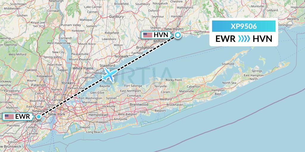 XP9506 Flight Status Avelo Airlines New York to New Haven (VXP9506)