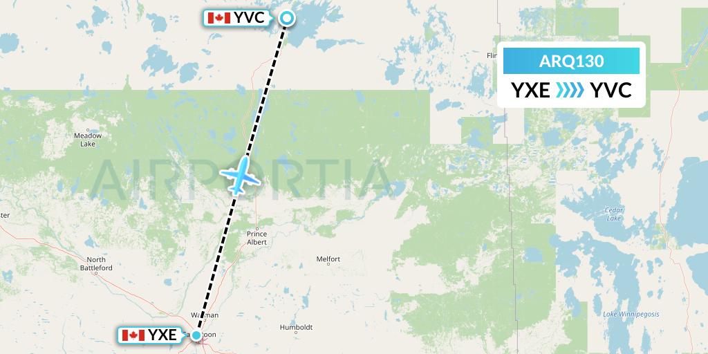 ARQ130 Flight Status Ark Airways Saskatoon to La Ronge