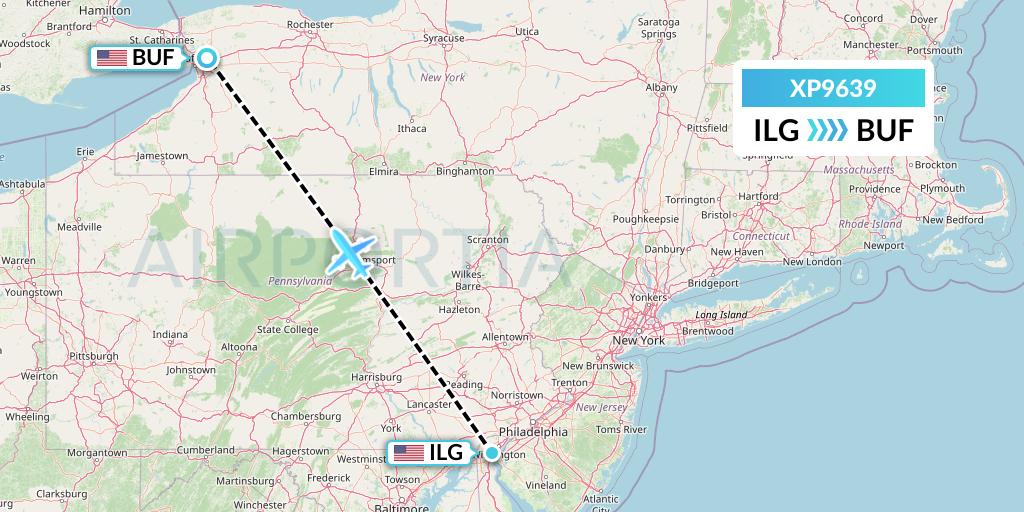 XP9639 Flight Status Avelo Airlines Wilmington to Buffalo (VXP9639)