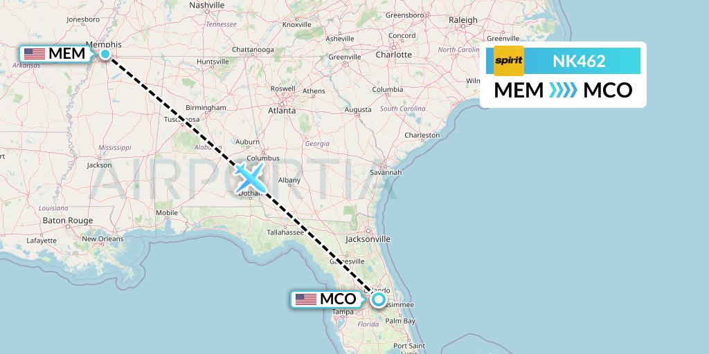 NK462 Flight Status Spirit Airlines Memphis To Orlando NKS462 nk462-flight-status-spirit-airlines-memphis-to-orlando-nks462