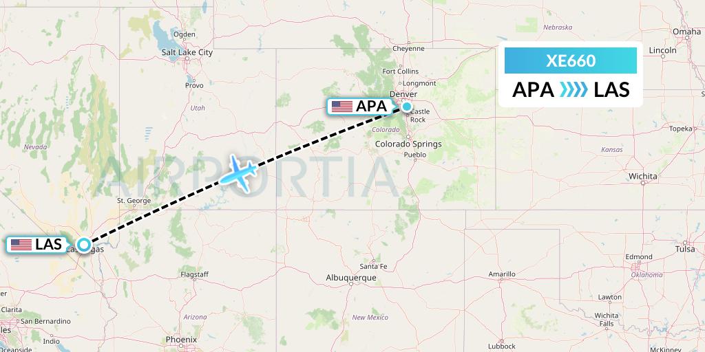 XE660 Flight Status Jsx: Denver to Las Vegas (JSX660)